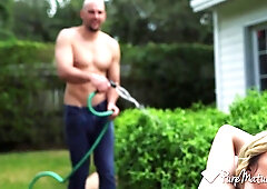 By the Pool Ass Fucking with Stepma Cory Chase