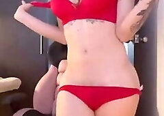 hot christmas outfit cum