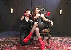 Mistress loves a good slave boy