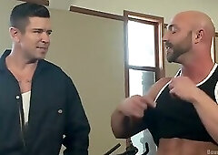Trenton Ducati W/ Another Guy Doing A BDSM Workout