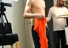 اختراق مزدوج ample الديك في الألمانية طرفة عين كلية الصبي مع قبضة اللعنة