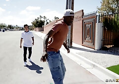 MILF's Party Streakers Threesome: Juan Loco, Rachael Cavalli, Madi Collins, Damion Dayski in Wild Interracial Orgy