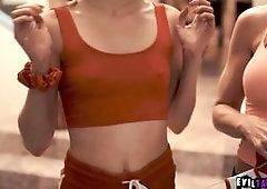 Mackenzie Moss wants to be a part of the cheerleading team so her coach Cory Chase manipulates her to start a 3some with her and husband to be a part 