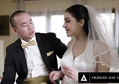 Valentina Nappi's wedding day turns wild with anal play and a vibrating rose toy