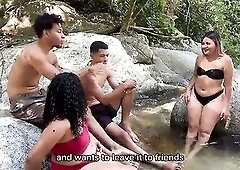 Truth or Dare Undressed: Outdoor Fuckfest with Allies