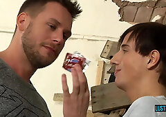 Casper Ellis And Hans Berlin In Buries His Tongue Into Juicy Ass