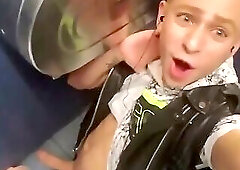 Anonymous sex in the toilet