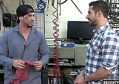 Tattoo gay oral sex and cumshot