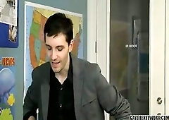 Horny Dudes Doggy Sex In A Classroom