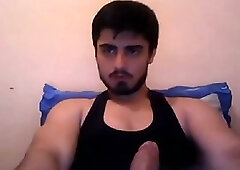 Hung Turk muscle jerkoff