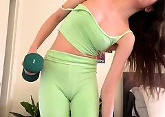 Brunette Solo Webcam Masturbation