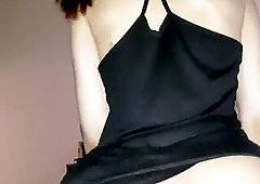 Durban breezy shoots a load hard on a immense cock while riding reverse - Male POV