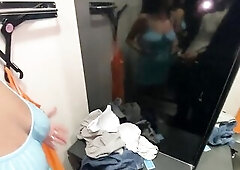 We were in a garments store, we were calmly looking at the store windows discussing which look was the most excellent for one as well as the other of 