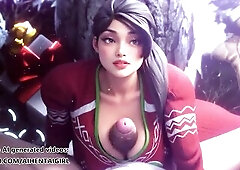 Fortnite Ramirez cosplay Perky Christmas - Uncensored Comics AI generated