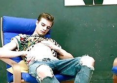 Gay cute, dildo fucking, anal masturbation