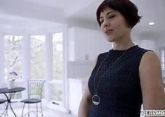 After stepmom Jessica Ryan discovers porn online she cant stop thinking about it and wanting to release her cravings Lucky for her stepson Wrex Oliver