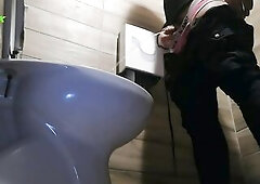 CAUGHT LENGTHY PISSING IN BAR ITALY