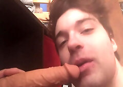 Niko Springs And Pretty Boy - Twink Has Fun With New Dildo 4 Min