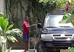 African barebackers in outdoor session