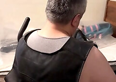 vacpacked in a green outfit