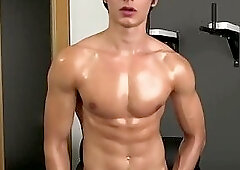 Assplay and cum from Jared Shaw