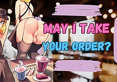 penetrating a femboy barista