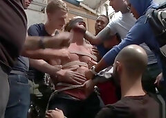 Muscle gay bound and facial