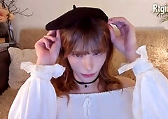 Cute tgirl, tranny solo