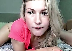 Compilation 2-1. Compilation of cool cumplays and cum swallowing from a beautiful blonde! He plays