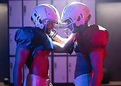 Samm Fitness and Leo Levine: handsome guys fuck in the lockers