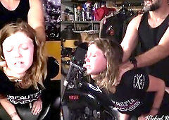 If u enjoyed the 1st Lavender Movie scene u'll love this one. Pleasant Lavender Fun takes a painful booty drilling bent over a motorcycle. From N