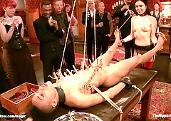 Service slaves snatch & booty banged