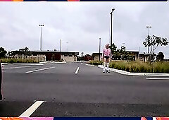 sissy kevin goes for a walk