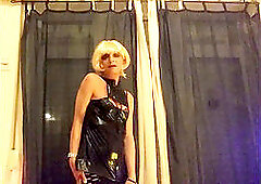 Crossdresser blowjob, boy