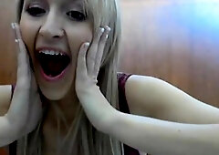 Amateur Blonde Teen Plays Solo with Toy Webcam Porn