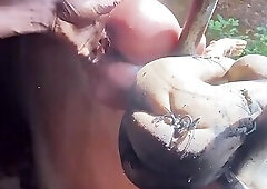 Jackson in door Cum threesome