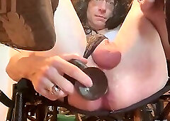 Trans Wild Dildo Fun!!!