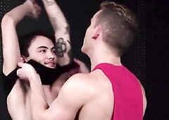 LARGE wang is a constricted fit for small FTM hunk!