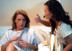 Octavia Crimson grows a futa cock and Kimmy Kimm gives her a wild blowjob