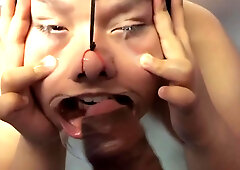 The Cock In The Face And The Cum In The Eyes