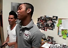 Sexy gays arrange a group action