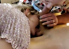 two Golden-haired cougars work over a biggest dick pt1 (HoneyButter and Tori J)