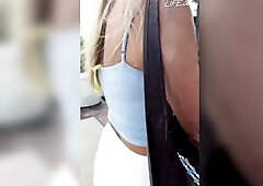 Hot Chick Swallows Large Rod