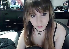 Amateur Brunette Anal Toy