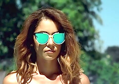 Big natural tits Latina MILF hot posing