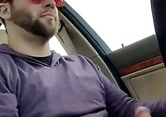 Str8 pink men play in the car again 9