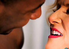 Black dick slaying classy older pussy with hard thrusts