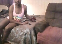 milky Jock penetrates Facials Black Bitch Takes photo