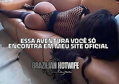 The ardent kiss that the cuckold likes to receive at the swingers club.