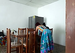 Sinful Maid Spreads Her Pretty Pussy Open